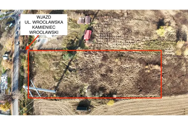 wrocławski, Czernica, Kamieniec Wrocławski, Wrocławska, Działka budowlana,  hale 2350m2, -magazyny, produkcja, składy